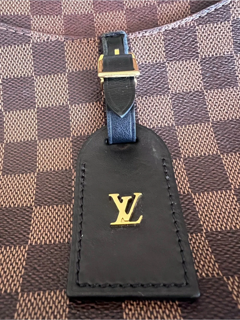 Louis Vuitton Odeon PM Handbag Damier Ebene Purse Crossbody Detachable Strap